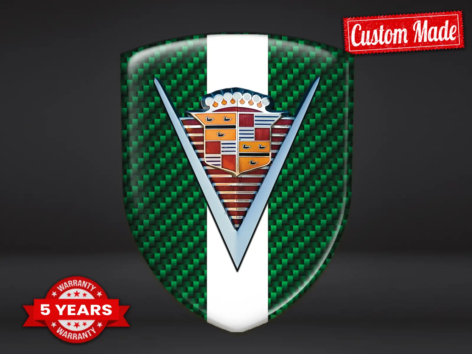 Cadillac Pegatinas En Relieve Excelentes Superiores Máximo 